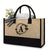 Benpaolv Simple Letter Print Satchel Bag, Large Capacity Handbag, Portable All-Match Bag For Work