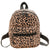 Benpaolv 1pc Fashion Casual Animal Pattern Nylon Ladies Mini Backpack, Student School Bag