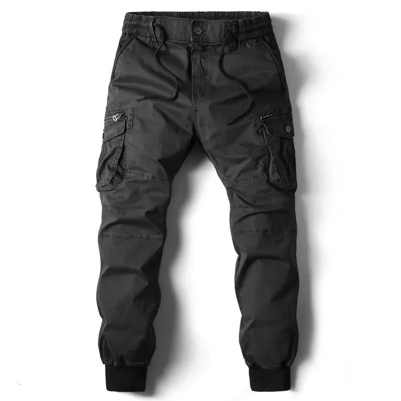 Men's Pants Cargo Pants Men Jogging Casual Pants Cotton Full Length Military Mens Streetwear Mens Work Tactical Tracksuit Trousers Plus Size 230317