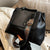 Benpaolv Vintage Solid Color Shoulder Bag, Soft PU Leather Flap Messenger Bag, Retro Pattern Wide Strap Bag For Daily Use