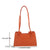Benpaolv Crocodile Pattern Shoulder Bag, Fashion PU Satchel Bag, Women's Trendy Handbag & Tote Purse