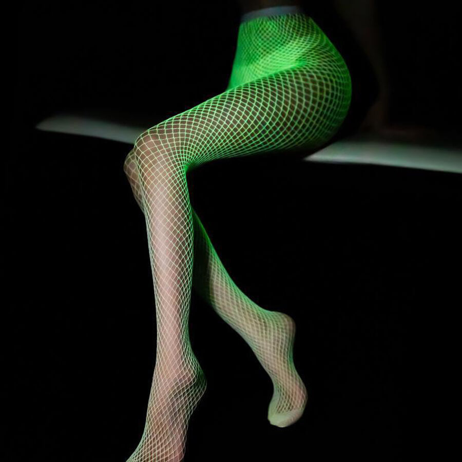 benpaolv Glow in the Dark Fishnet Stockings