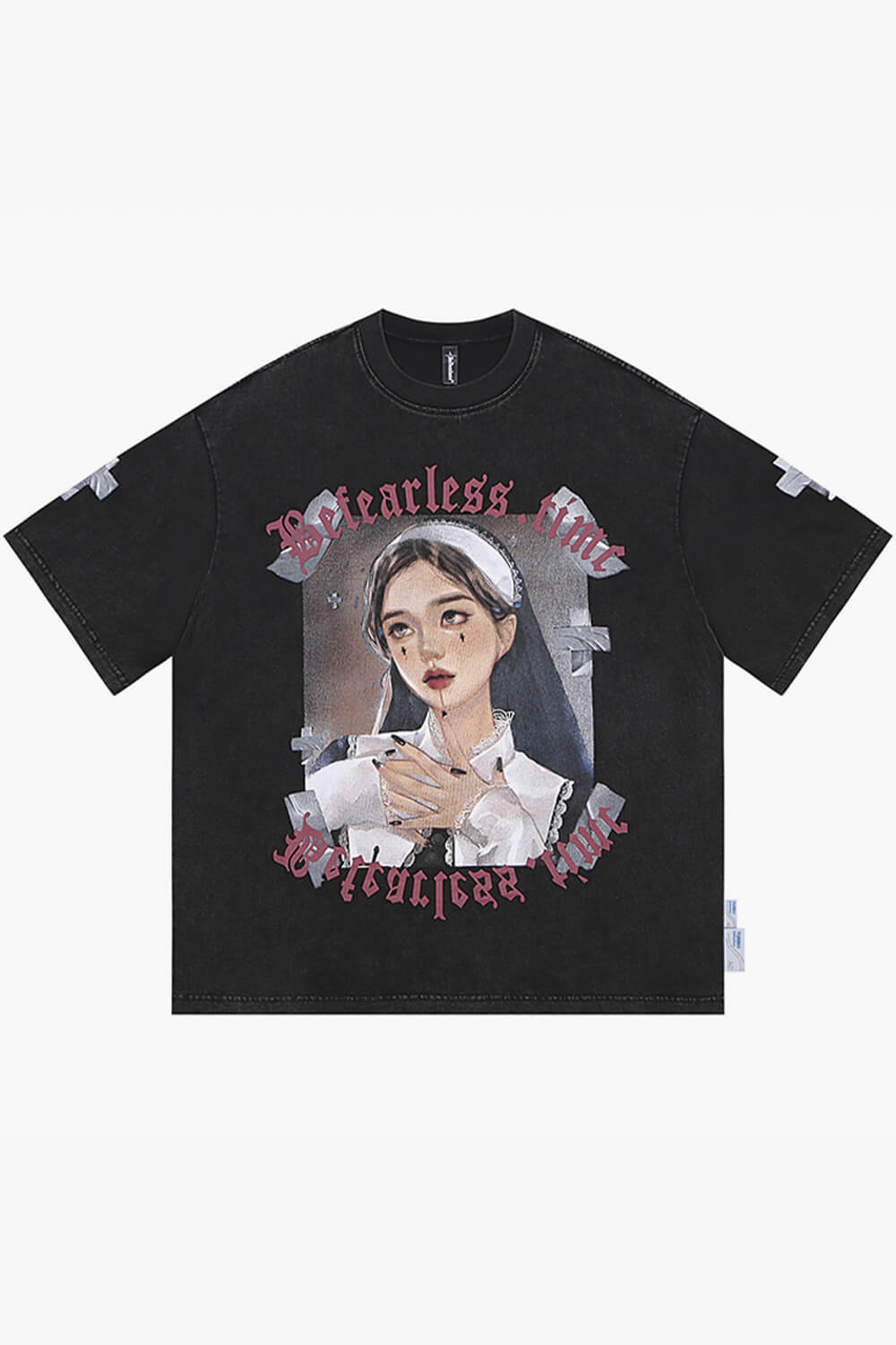 benpaolv Goth Nun Girl Aesthetic T-Shirt