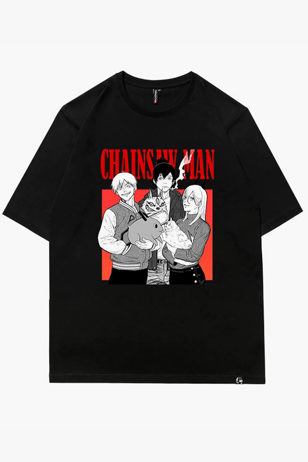 benpaolv Hayakawa Family T-Shirt Chainsaw Man Trio