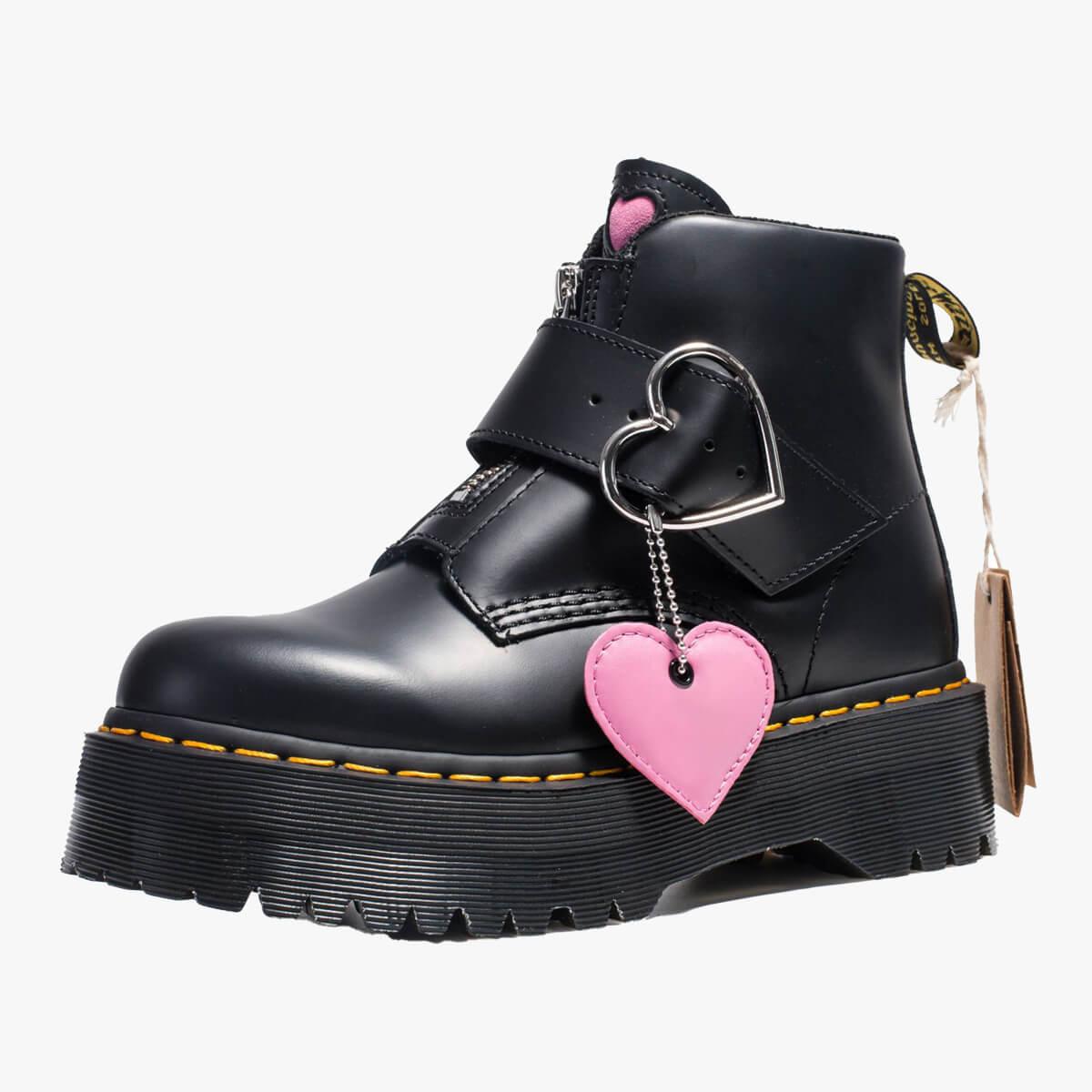 benpaolv Heart Buckle Aesthetic Martens Boots