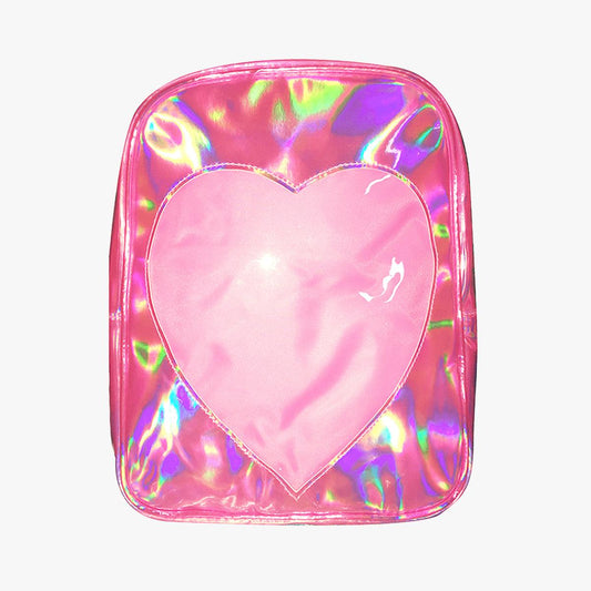 benpaolv Holographic Heart Harajuku Backpack