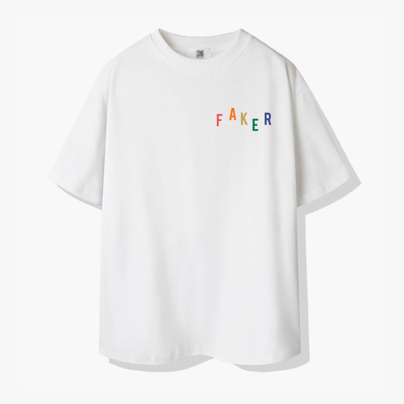 benpaolv Indie Aesthetic Colored Letters Faker T-Shirt