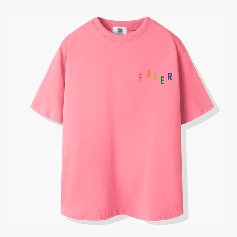 benpaolv Indie Aesthetic Colored Letters Faker T-Shirt