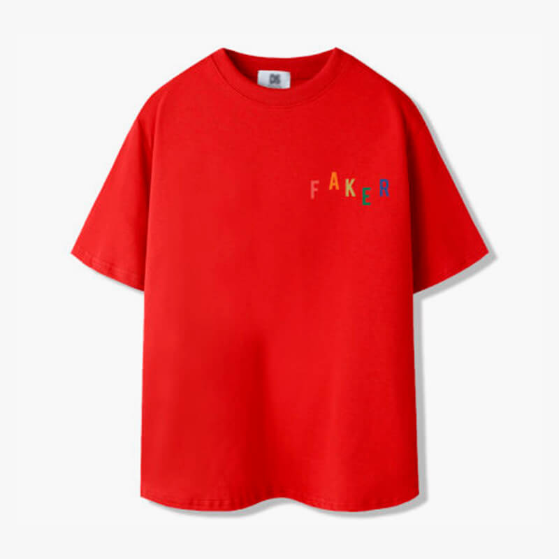 benpaolv Indie Aesthetic Colored Letters Faker T-Shirt