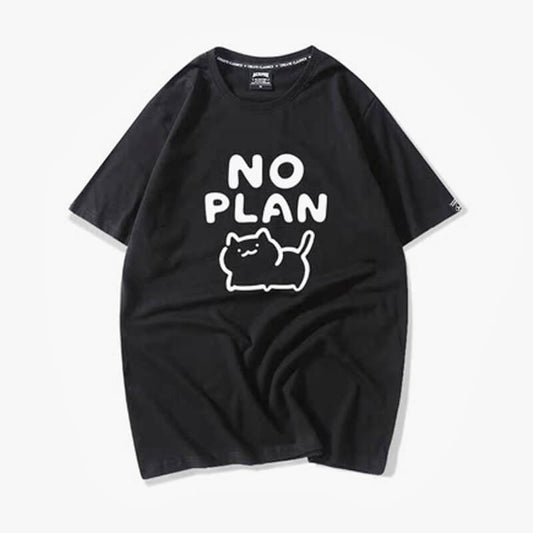 benpaolv Kawaii Cat No Plan Cute T-Shirt