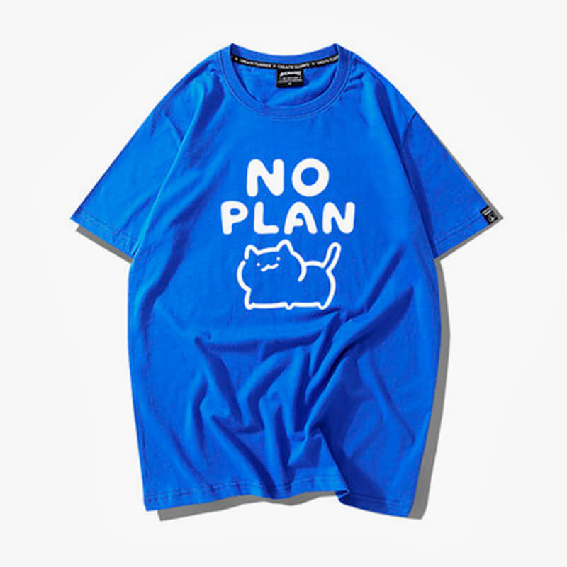 benpaolv Kawaii Cat No Plan Cute T-Shirt