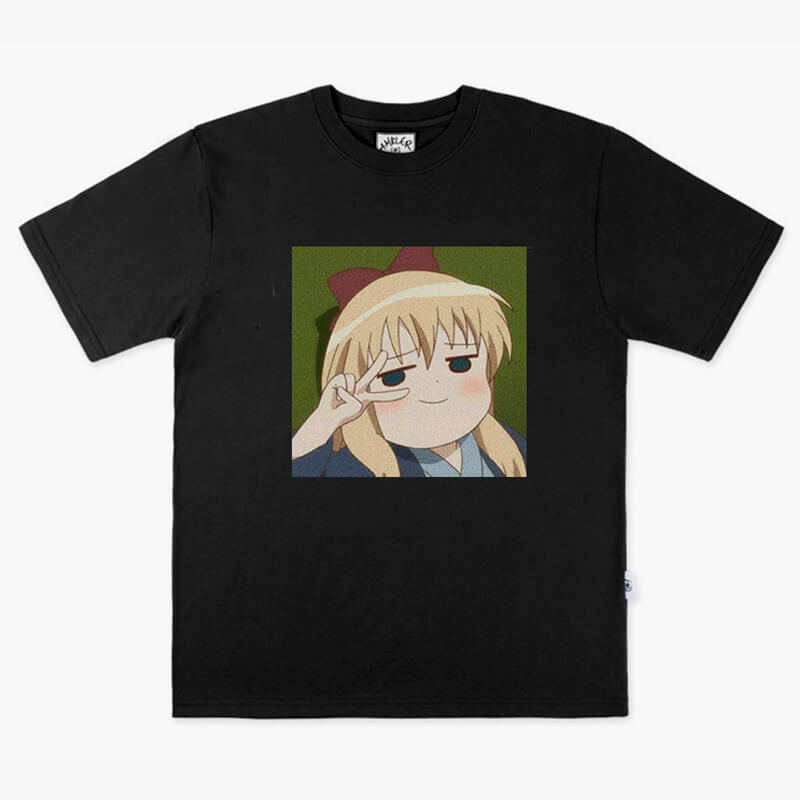 benpaolv Kyouko Toshinou Face Yuru Yuri T-Shirt Animecore