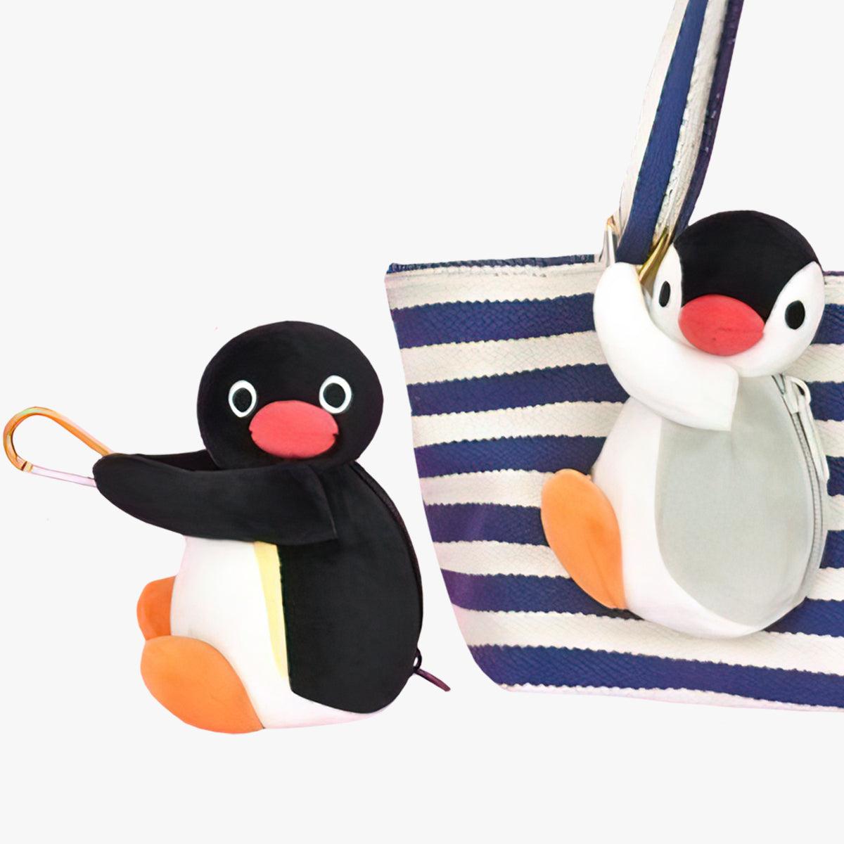 benpaolv Pingu Penguin Plush Toy Wallet Bag