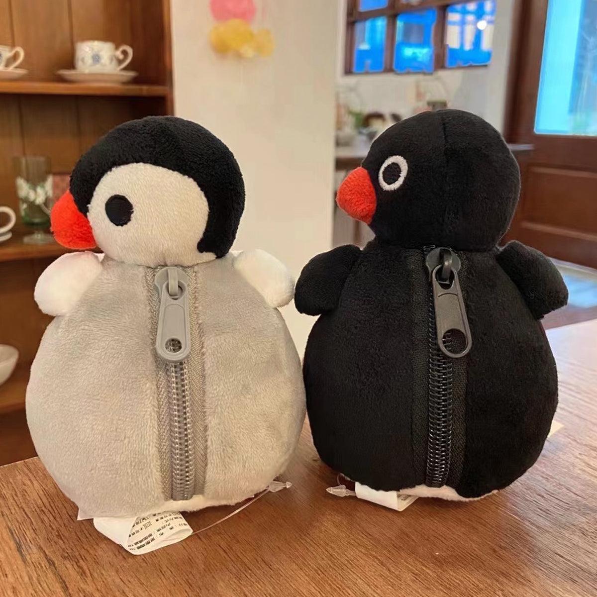 benpaolv Pingu Penguin Plush Toy Wallet Bag