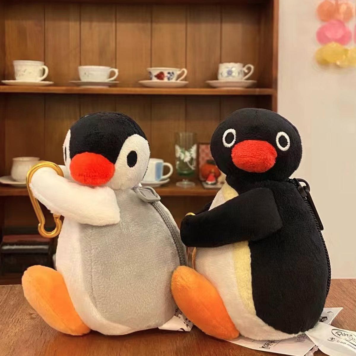 benpaolv Pingu Penguin Plush Toy Wallet Bag