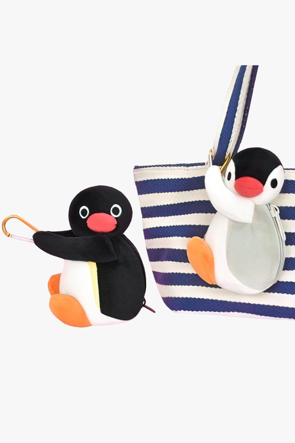 benpaolv Pingu Penguin Plush Toy Wallet Bag