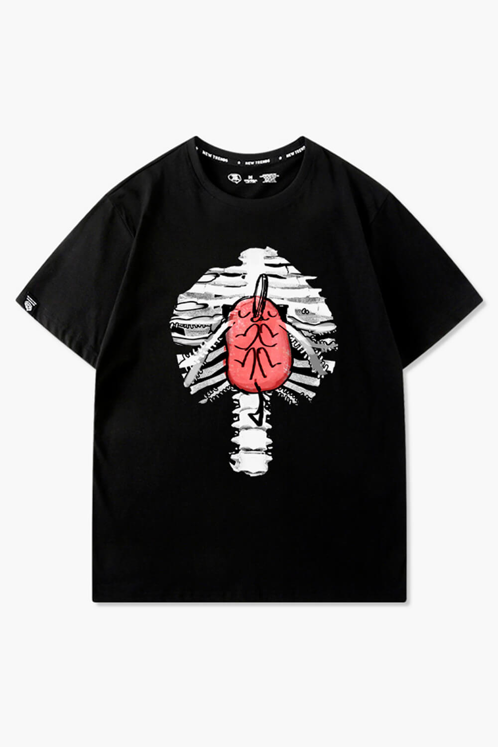 benpaolv Pochita Heart Inside Ribcage T-Shirt Chainsaw Man