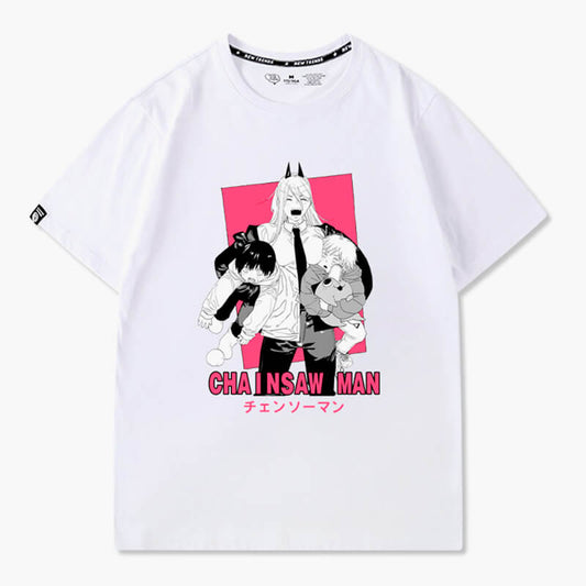 benpaolv Power Carrying Aki and Denji T-Shirt Chainsaw Man