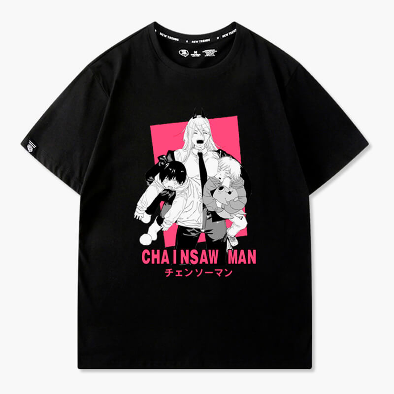 benpaolv Power Carrying Aki and Denji T-Shirt Chainsaw Man