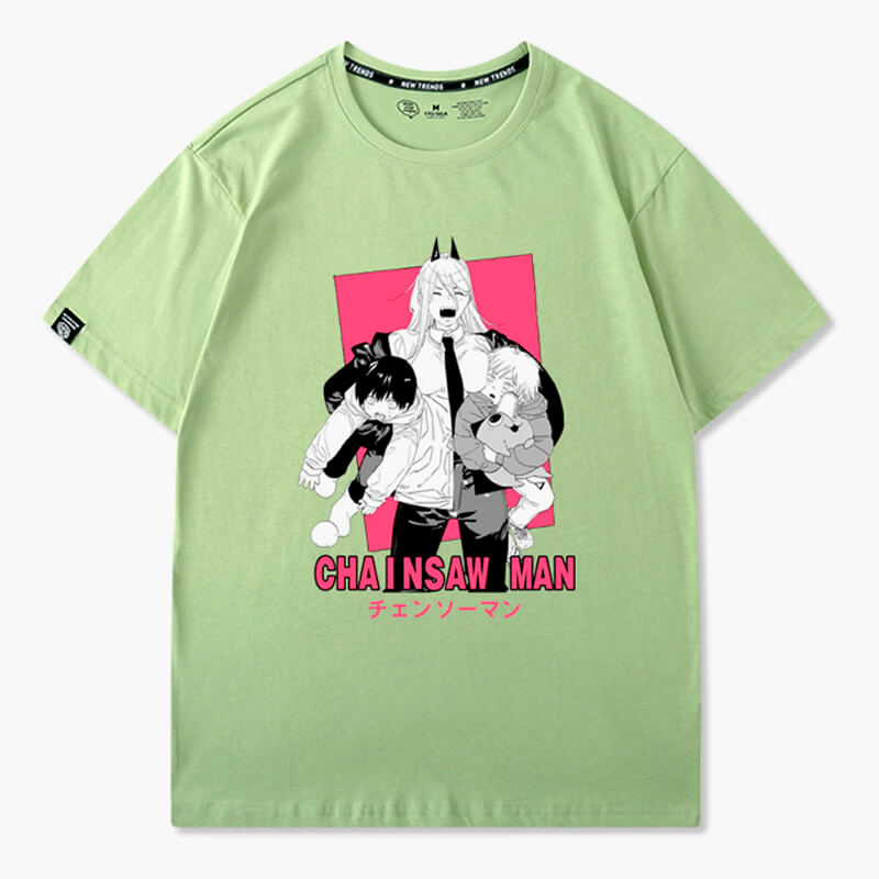 benpaolv Power Carrying Aki and Denji T-Shirt Chainsaw Man