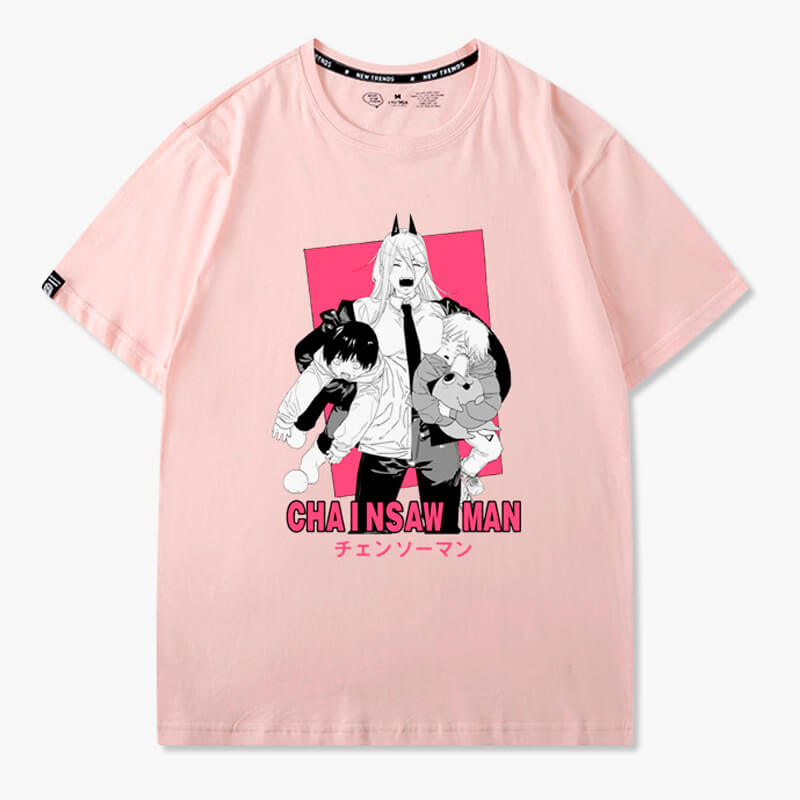 benpaolv Power Carrying Aki and Denji T-Shirt Chainsaw Man