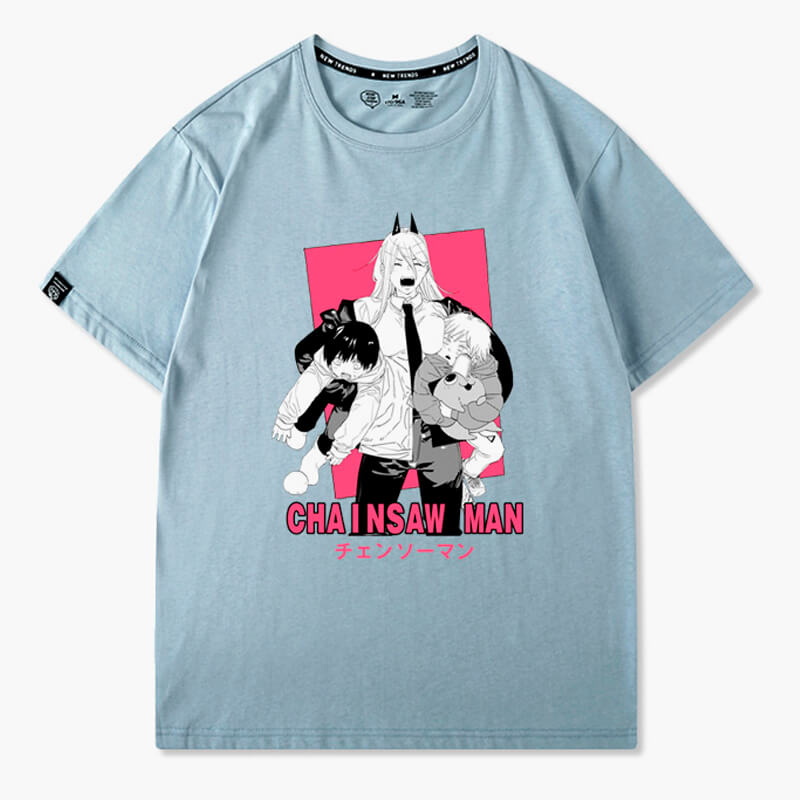 benpaolv Power Carrying Aki and Denji T-Shirt Chainsaw Man