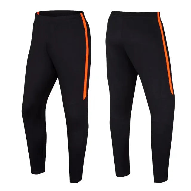 Mens kids Soccer Training Trousers Two Pockets Men Football Pants Outdoor Bottoms Sport Gym Fitness Workout Running Sweatpant 220509