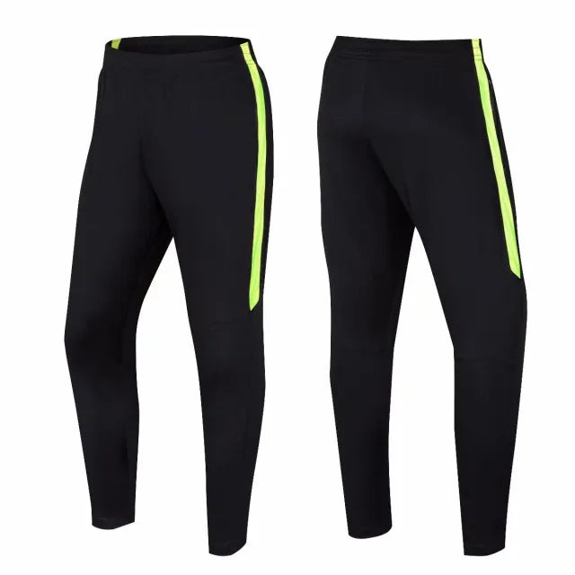 Mens kids Soccer Training Trousers Two Pockets Men Football Pants Outdoor Bottoms Sport Gym Fitness Workout Running Sweatpant 220509