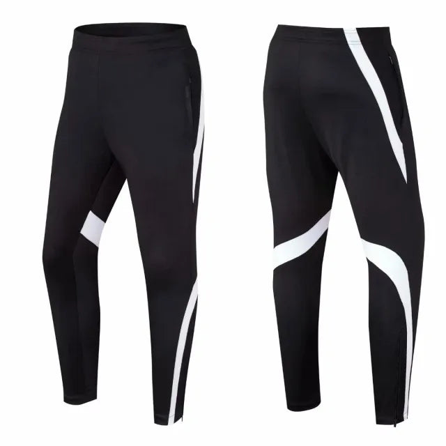 Mens kids Soccer Training Trousers Two Pockets Men Football Pants Outdoor Bottoms Sport Gym Fitness Workout Running Sweatpant 220509