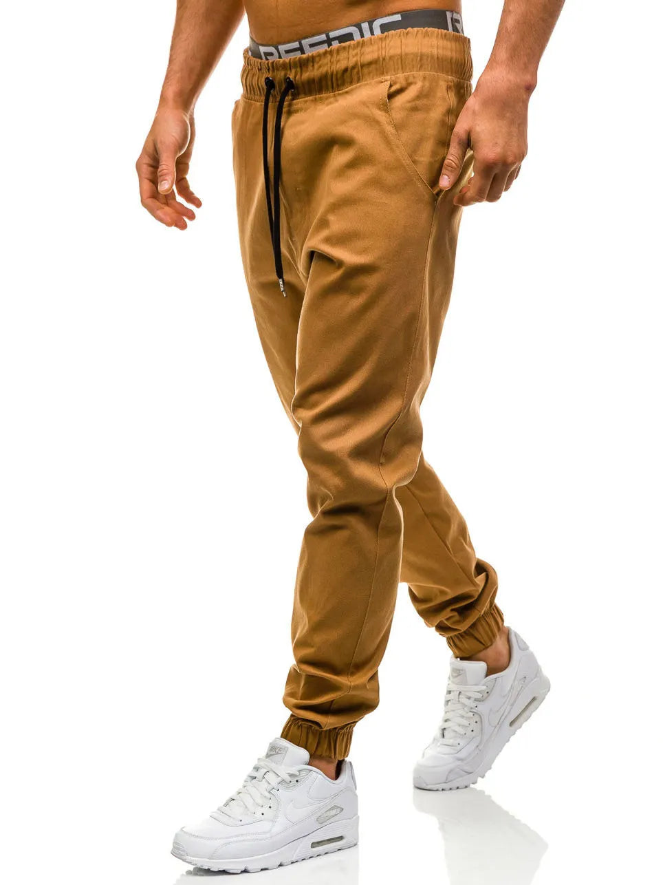 Men's Trousers Men's Pants Fitness Sweatpants Gyms Joggers Pants Workout Casual Army Green Pants