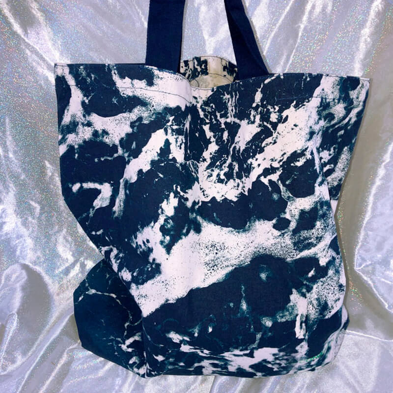 benpaolv Sea Punk Ocean Waves Tote Bag Homuha Style