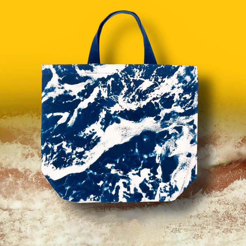 benpaolv Sea Punk Ocean Waves Tote Bag Homuha Style