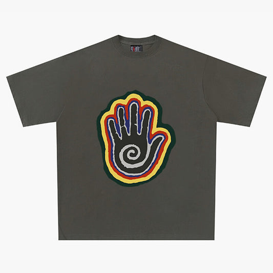 benpaolv Tribal Spiral Hand Retro T-Shirt