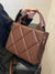 Minimalist Quilted Square Bag  - Women Satchels