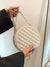 Minimalist Embossed Design Chain Crossbody Bag  - Women Crossbody