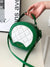 Two Tone Quilted Circle Bag  - Women Satchels