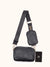 Minimalist Textured Square Bag with Coin Purse  - Women Crossbody