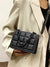 Minimalist Embossed Chain Decor Crossbody Bag  - Women Crossbody