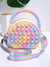 Colorblock Bubble Circle Bag  - Women Satchels