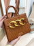 Chain Decor Quilted Pattern Square Bag  - Women Satchels