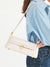Stitch Trim Flap Baguette Bag  - Women Shoulder Bags