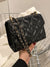 Heart Quilted Flap Square Bag  - Women Shoulder Bags