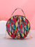 Colorblock Geometric Graphic Circle Bag  - Women Satchels