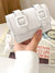 Buckle Detail Stitch Detail Square Bag  - Women Crossbody