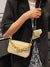 Minimalist Flap Chain Square Bag with Purse  - Women Satchels
