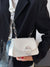 Minimalist Ring Decor Flap Crossbody Bag  - Women Crossbody