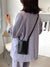 Minimalist Adjustable Strap Square Bag  - Women Crossbody