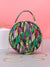 Colorblock Geometric Graphic Circle Bag  - Women Satchels