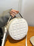 Minimalist Textured Circle Bag  - Women Satchels