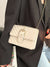 Chevron & Grommet Detail Flap Chain Square Bag  - Women Crossbody